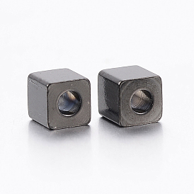 Ion Plating(IP) 304 Stainless Steel Beads, Cube
