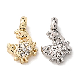 Прелести сплава Rhinestone, краб