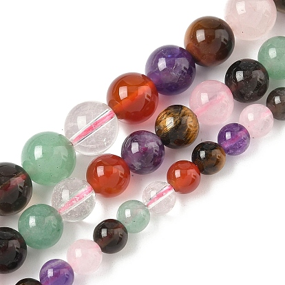 Природных драгоценных камней смешанного бисер нитей, круглые