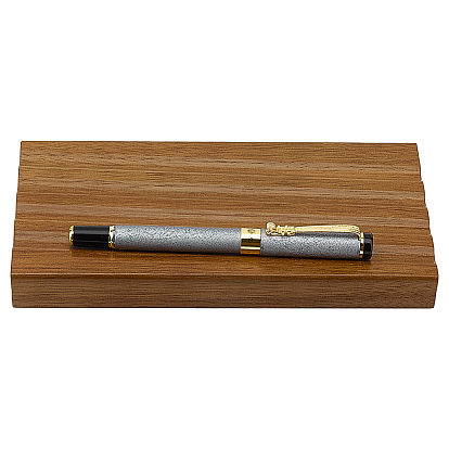 4 деревянные подставки с прорезями для ручек, Кольца, карты дисплея серьги, прямоугольные