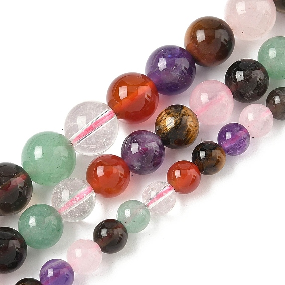 Природных драгоценных камней смешанного бисер нитей, круглые