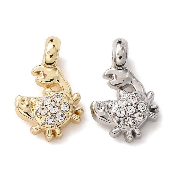 Прелести сплава Rhinestone, краб