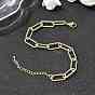 Браслеты-цепочки из латуни для женщин, стойки покрытие, долговечный, без кадмия и без свинца