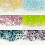 Czech Fire Polished Glass Beads, Faceted, Drum