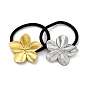 304 резинки для волос из нержавеющей стали, с нейлоновым шнуром, цветок