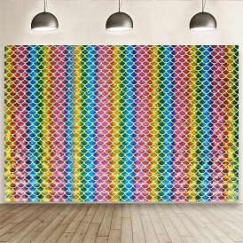 Блестящая полиэфирная ткань, для поделок ткань поделки материал, русалка