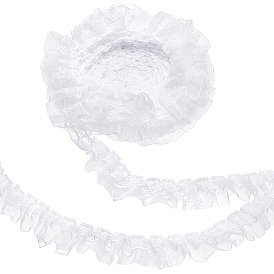 12ярдов плиссированных полиэстеровых лент, кружевные ленты для аксессуаров к одежде