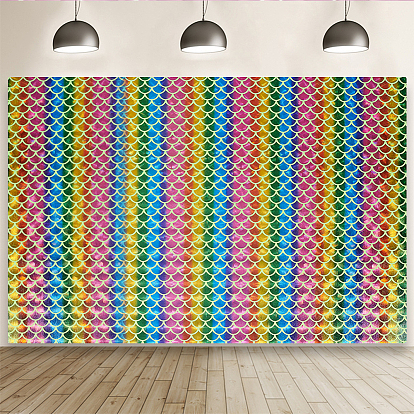 Блестящая полиэфирная ткань, для поделок ткань поделки материал, русалка