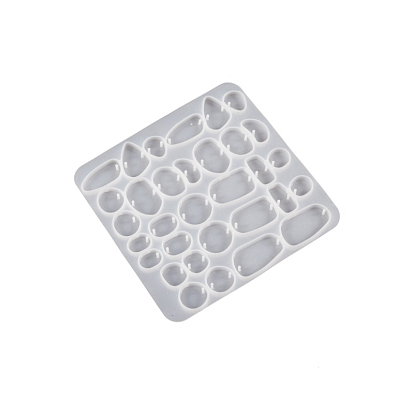 Moules pendentif en silicone bricolage, moules de résine, forme irrégulière
