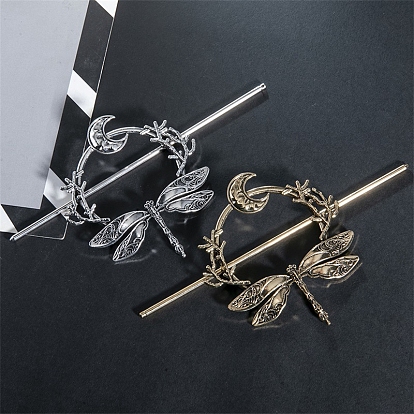 Легированные Палочки для Волос, кольцо с стрекоза, аксессуары для волос для женщин