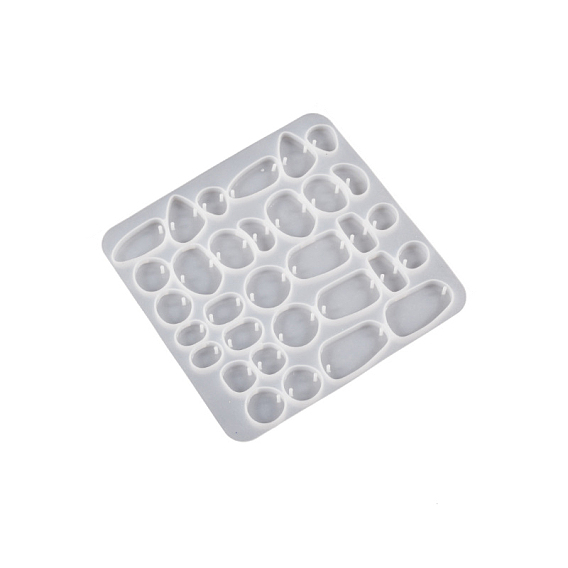 Moules pendentif en silicone bricolage, moules de résine, forme irrégulière