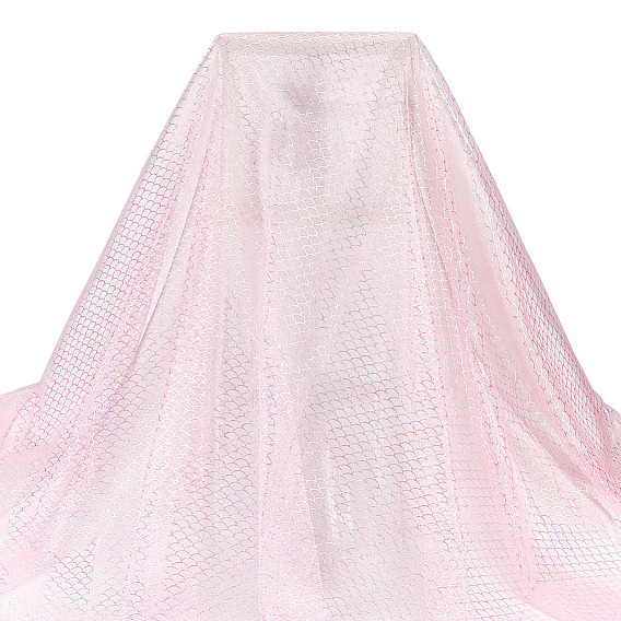 2м полиэфирная сетчатая ткань, аксессуары для одежды для свадебного платья, узор из рыбьей чешуи