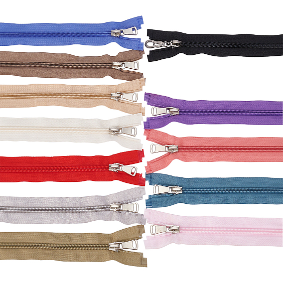 13 Colors Garment Accessories, Nylon Closed-end Zipper, Zip-fastener Components