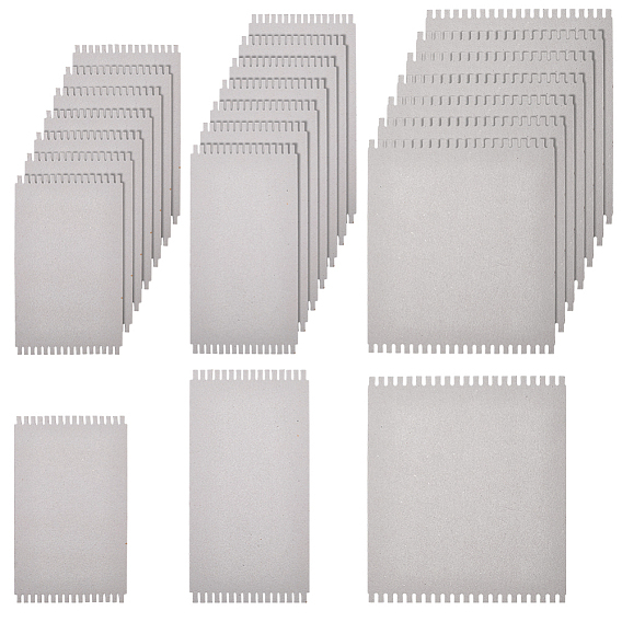 24шт. 3 стили картонных ткацких станков, плетение вспомогательных досок, инструменты для вязания, прямоугольные