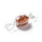 Natural Chip Gemstone Beads Decorates, with Transparent Plastic Storage Box, Candy