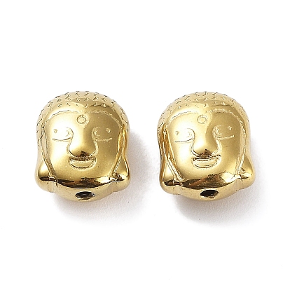Ion Plating(IP) 304 Stainless Steel Beads, Buddha Head