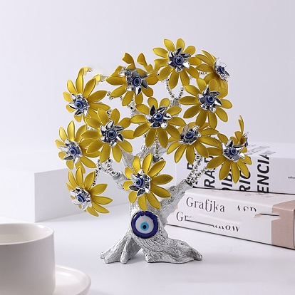 Фигурки из смолы в виде дерева сглаза, украшение для рабочего стола по фэн-шуй для домашнего офиса