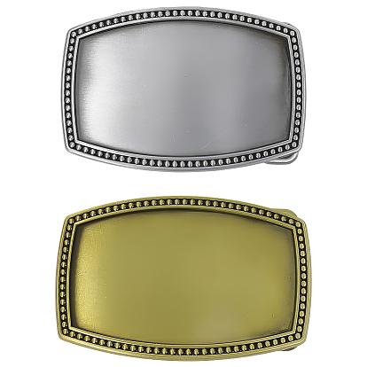 2шт 2 цвета пряжки из сплава, застежка на пояс, прямоугольные