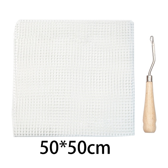 Крючок для пустого коврика, сетчатый холст и крючок-защелка для изготовления ковров, ковер гобелен набор своими руками