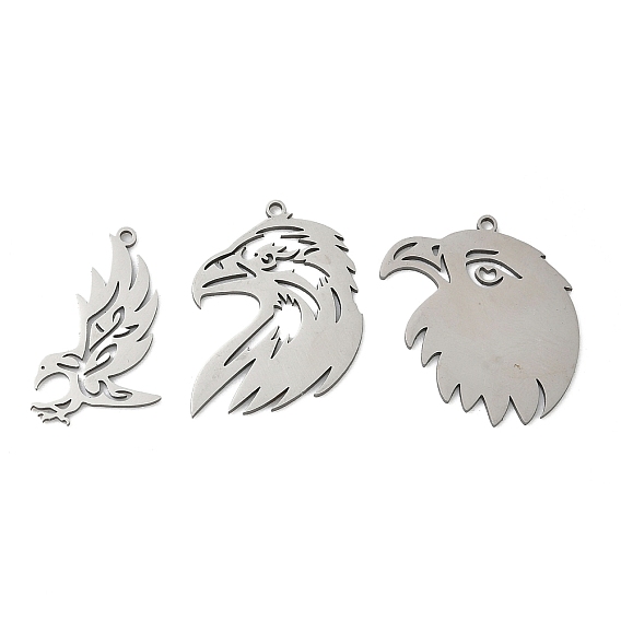 201 подвески из нержавеющей стали, лазерная резка, цвет нержавеющей стали