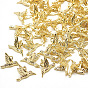Brass Charms, Birds, Real 18K Gold Plated