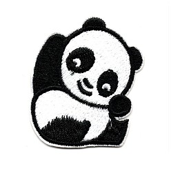 Computerized Embroidery Cloth Iron on/Sew on Patches, Costume Accessories, Appliques, Panda