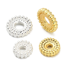 Бусины разделители из сплава , стойки покрытие, без свинца и без кадмия, плоско-круглые