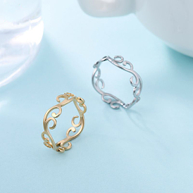 Филиал 304 кольца из нержавеющей стали для женщин