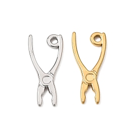 Sertie de cabochons en acier inoxydable 304, breloques pinces