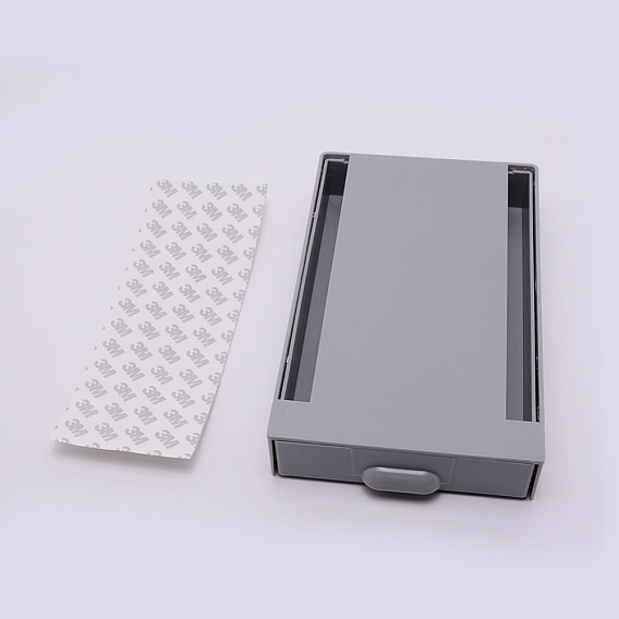 Пп под столом хранения, ящик органайзера стола, с наклейками на клей, для офиса дома школы, самоклеящийся выдвижной лоток для выдвижных ящиков, прямоугольные