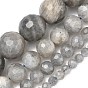 Природные лабрадорита бисер нитей, граненые, круглые