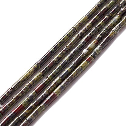 Natural Dragon Blood Beads Strands, Column