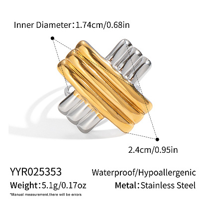 304 Кольца-манжеты из нержавеющей стали для женщин