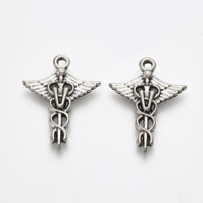 Tibetan Style Alloy Pendants, Lead Free & Cadmium Free, Registered Nurse