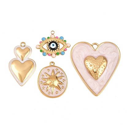 304 нержавеющей стальной эмали подвески, золотые