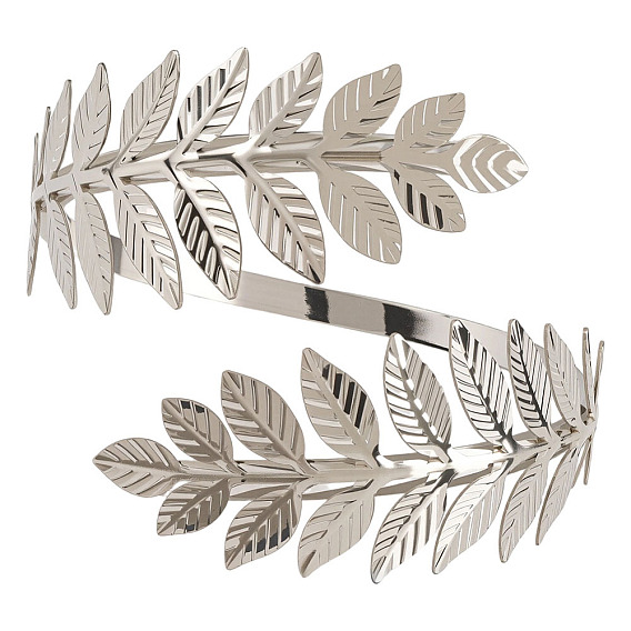 1Женские браслеты-манжеты из сплава поликарбоната в форме листа