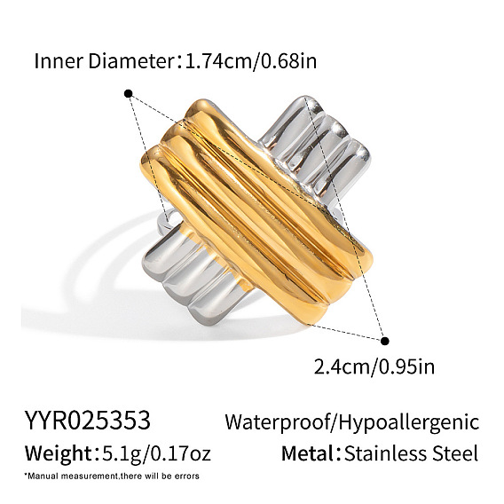 304 Кольца-манжеты из нержавеющей стали для женщин