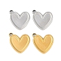 304 подвески из нержавеющей стали, шарма сердца