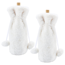 Плюшевый чехол для винной бутылки, декоративная сумка