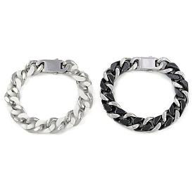 304 браслеты из нержавеющей стали и керамики с кубинскими звеньями для мужчин