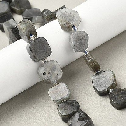 Природные лабрадорита бисер нитей, самородки, с бисером