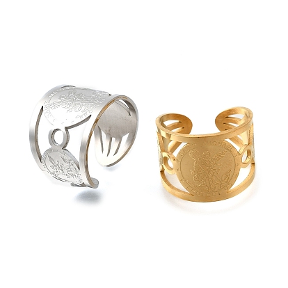 304 открытые кольца манжеты из нержавеющей стали, ангел