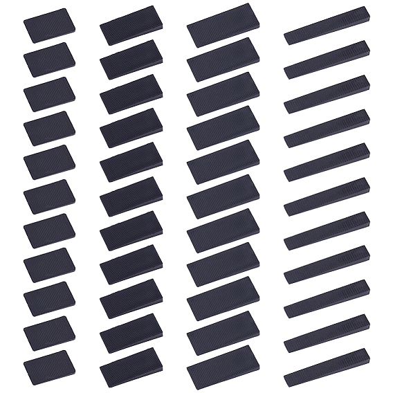 120Pcs 4 Styles PP Door Window Glass Gaskets