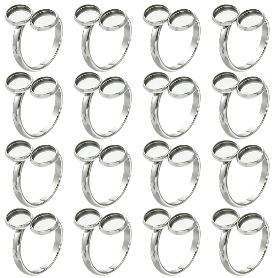 16шт 304 манжетные кольца из нержавеющей стали, настройка кольца колодки