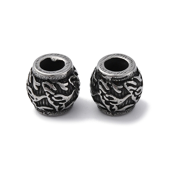 304 из нержавеющей стали бусы, рондель