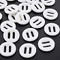 2-Hole Resin Buttons, Flat Round