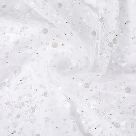 Полиэфирная марлевая ткань, ткань с пайетками, для сумок своими руками аксессуары для одежды