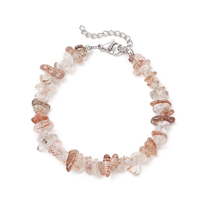 Браслеты из натурального черного золота с рутиловым кварцем и бусинами для мужчин и женщин