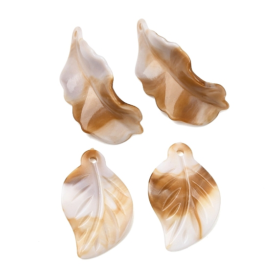 Акриловые подвески из имитационной оболочки, лист прелести