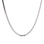 Stainless Steel Snake Bone Layered Necklace for Women, Titanium Steel Pendant Jewelry